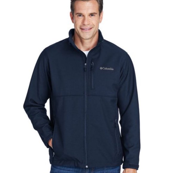 Columbia Soft Shell Jacket (Navy) - Picture 3 of 6